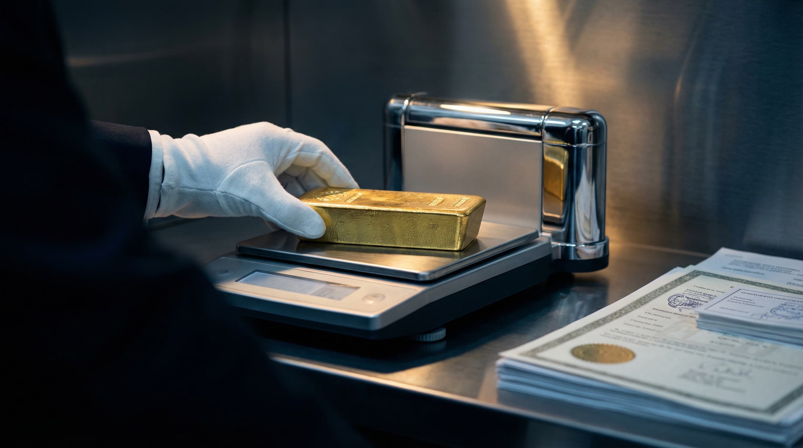 Precision verification of gold bullion holdings