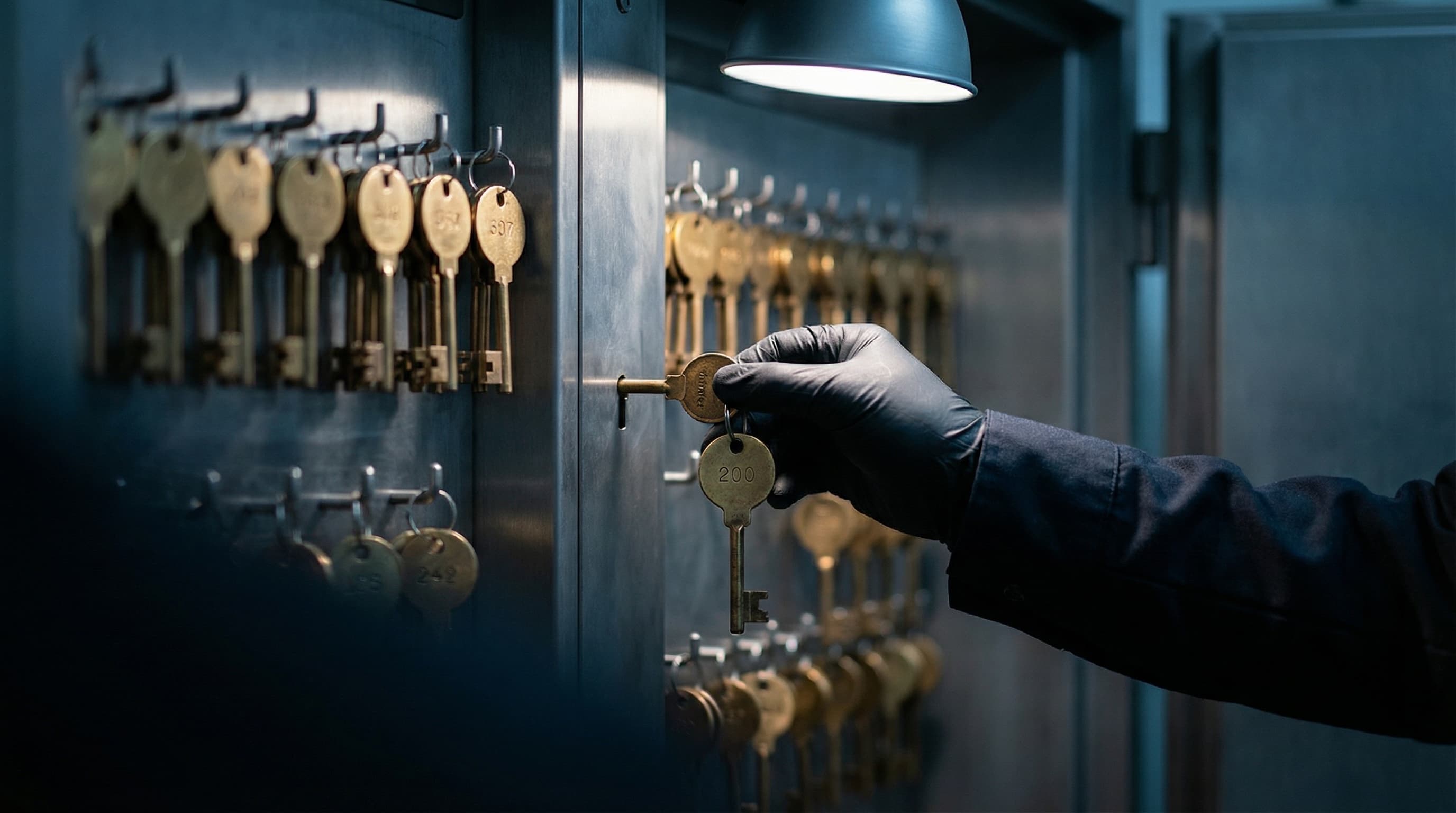 Professional custodial key management in secure vault